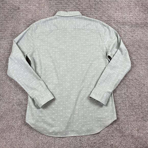 Bonobos Shirt Mens Large Sage Green Slim Fit Button Down Long Sleeve Stretch - Picture 2 of 8